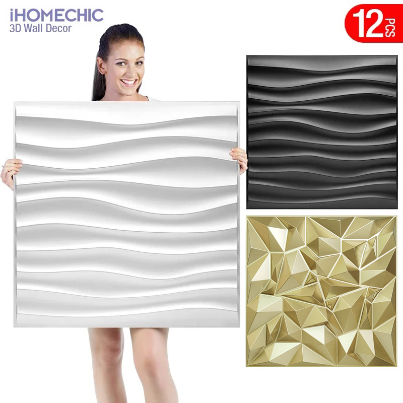 12 piezas, 50x50 cm, panel de  - Pvc Panel Background reseña y precio