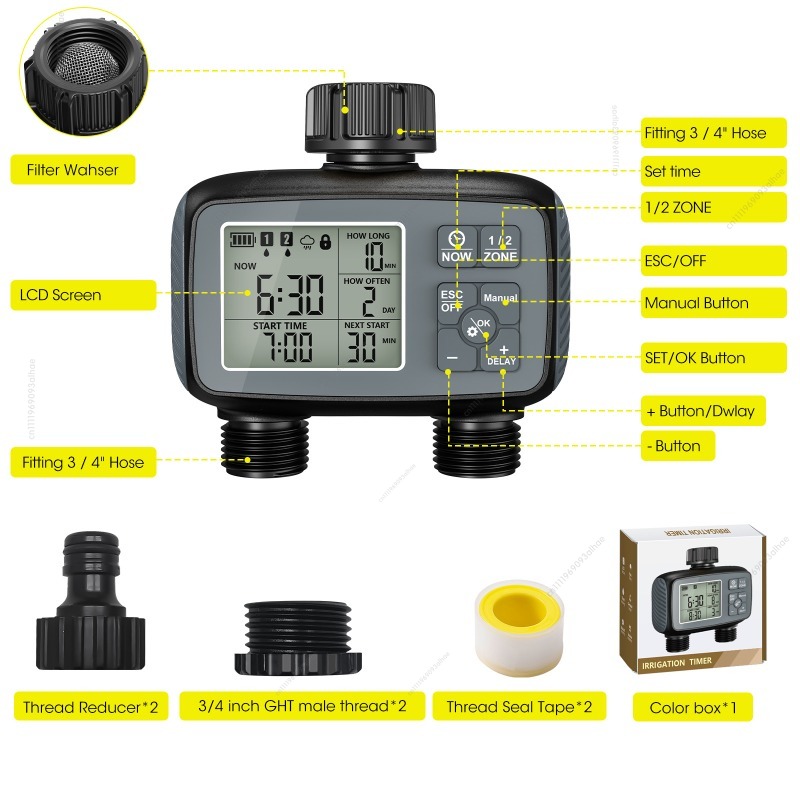 Temporizador inteligente para  - Timer Dual Outlet reseña y precio